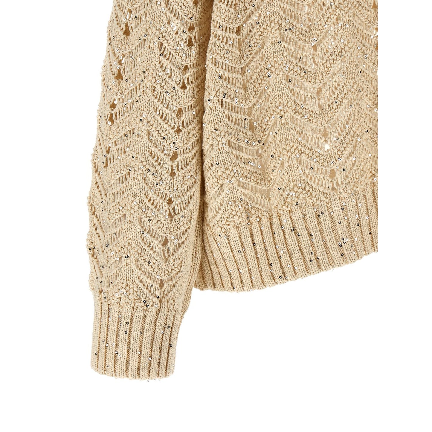 Max Mara Beige Cotton Cardigan