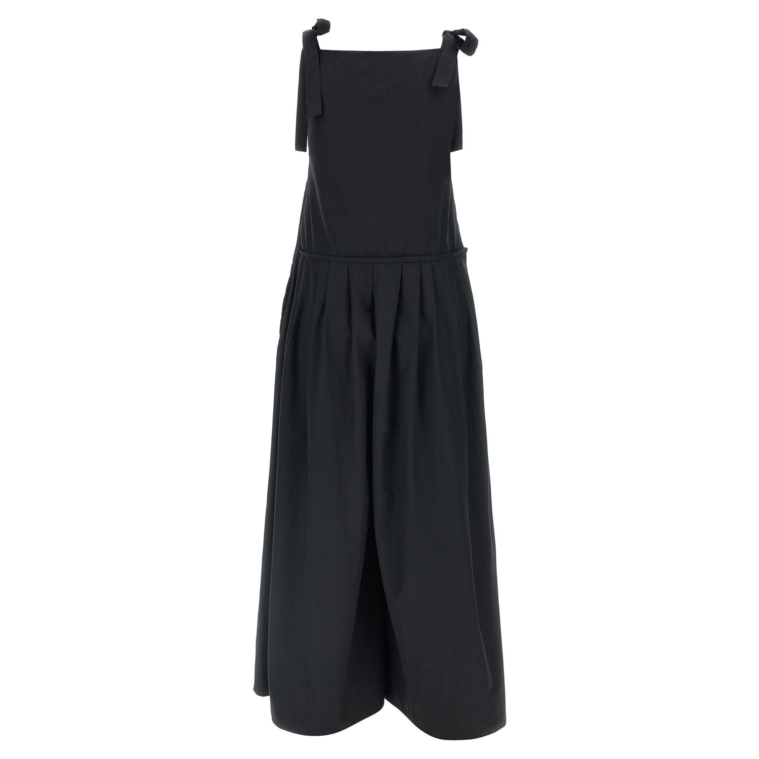 Max Mara Black Cotton Jumpsuit