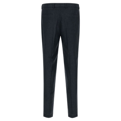 Brunello Cucinelli Blue Silk Two-Piece Suit