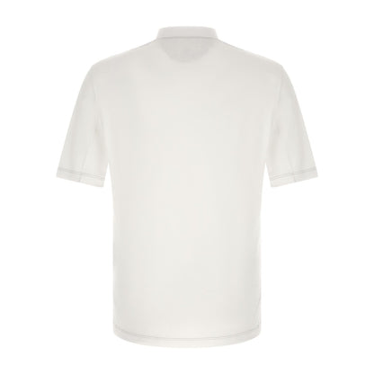 Brunello Cucinelli White Polyamide T-Shirt