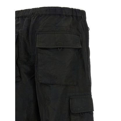Comme Des Garçons Black Nylon Cargo Pants