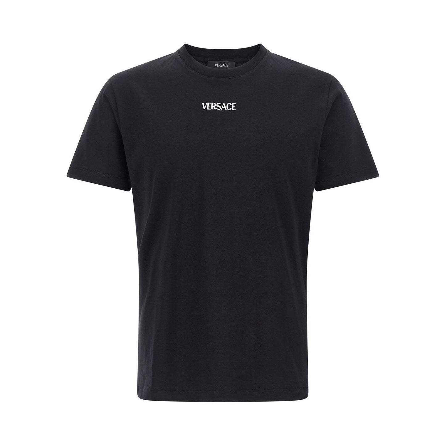 Versace Black Cotton T-Shirt