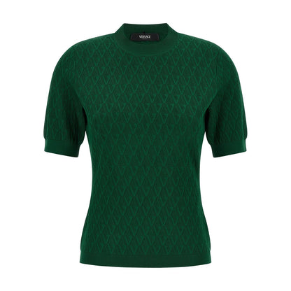Versace Bicolor Viscose T-Shirt
