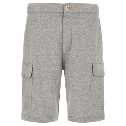 Brunello Cucinelli Gray Cotton Bermuda Shorts