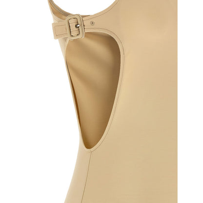 Courrèges Beige Polyamide Bodysuit