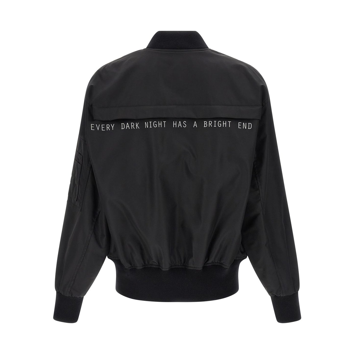 44 Label Group Black Polyamide Bomber