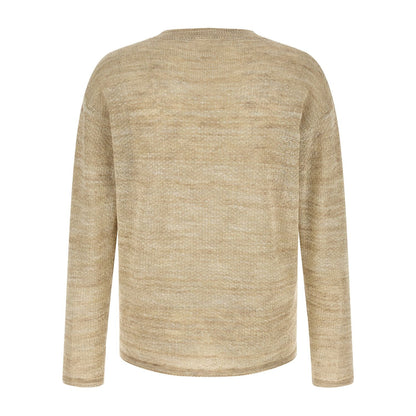 Roberto Collina Beige Cotton Cardigan