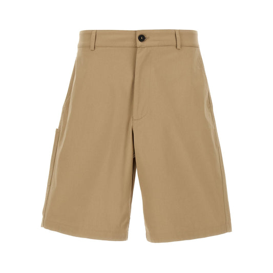 Department 5 Beige Cotton Bermuda Shorts