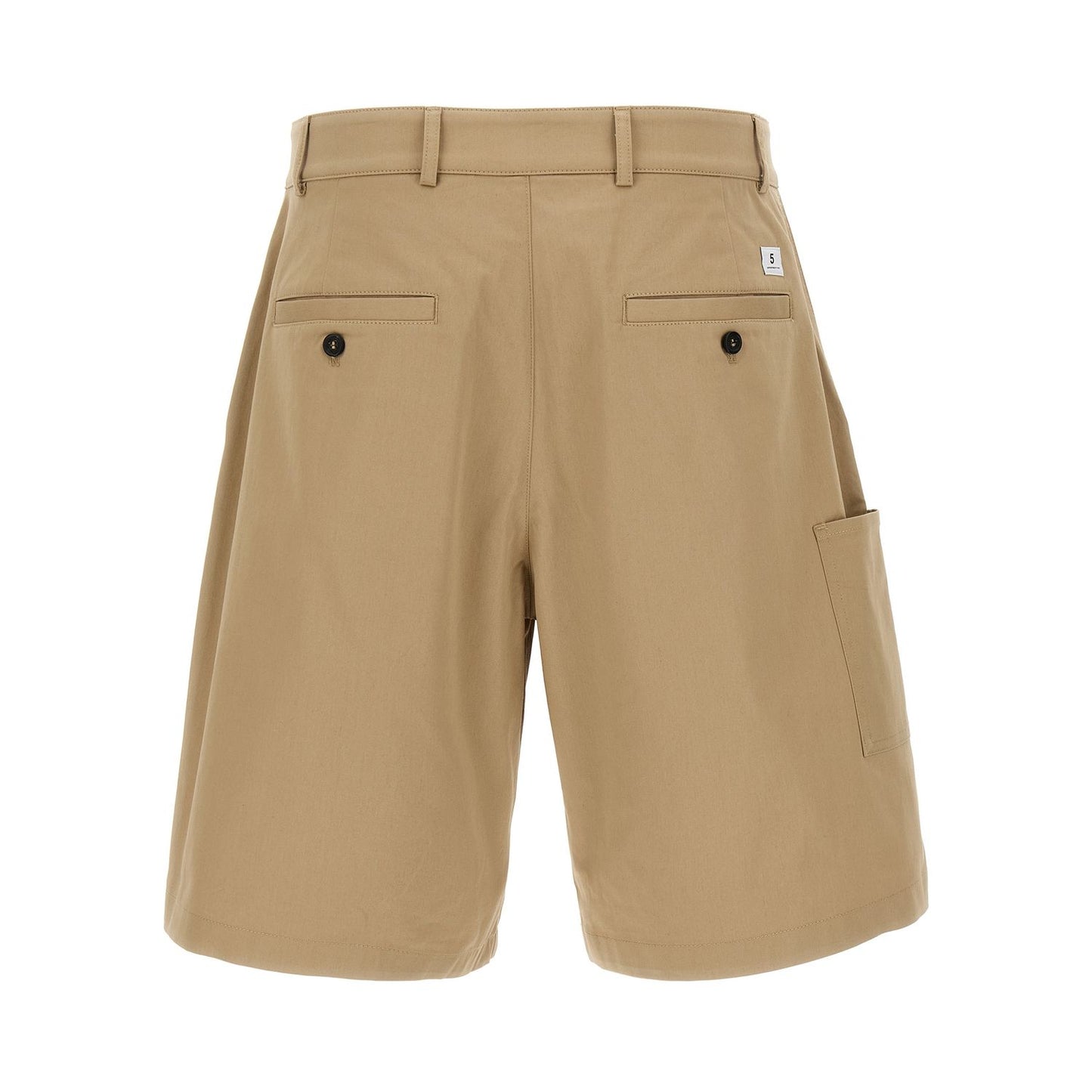 Department 5 Beige Cotton Bermuda Shorts