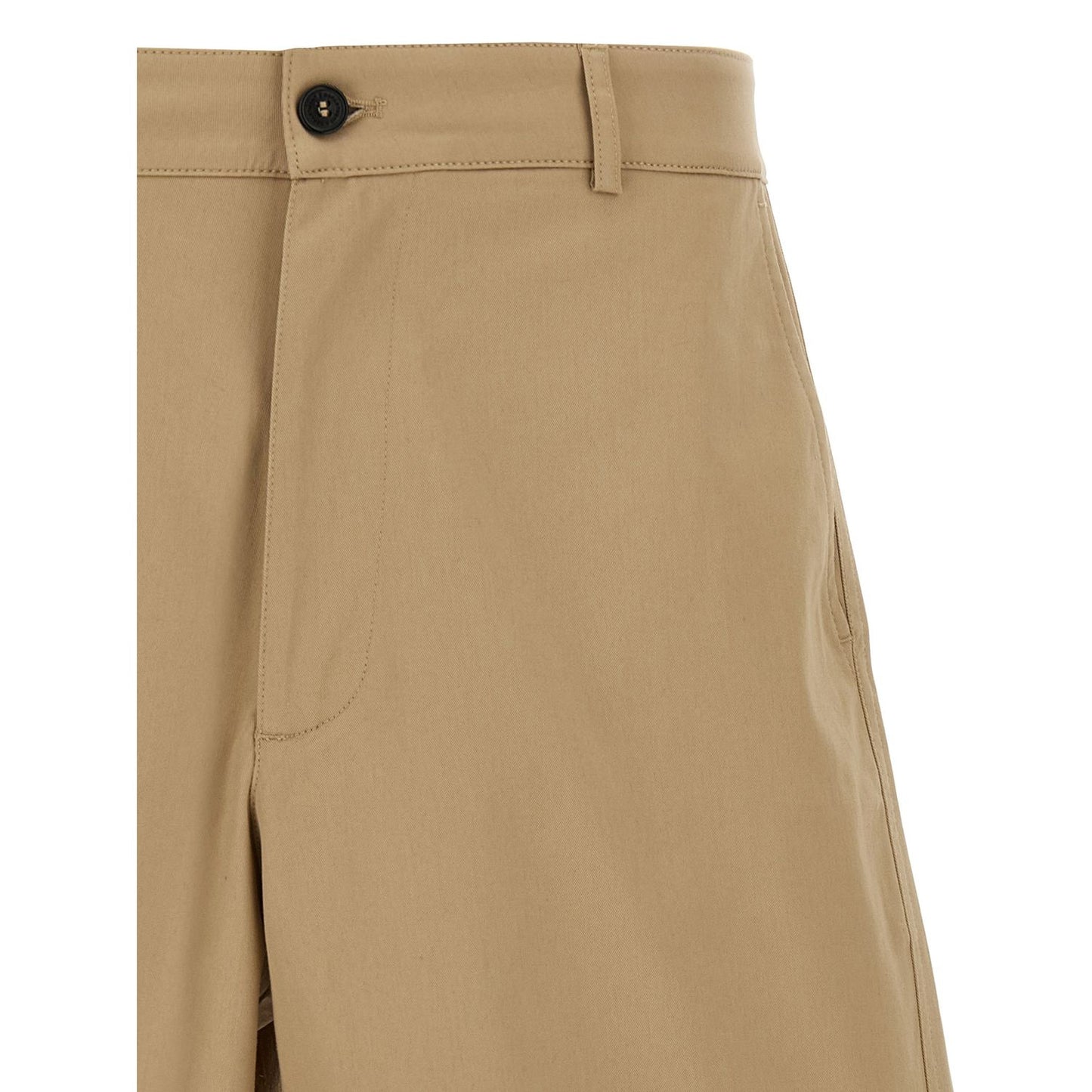 Department 5 Beige Cotton Bermuda Shorts