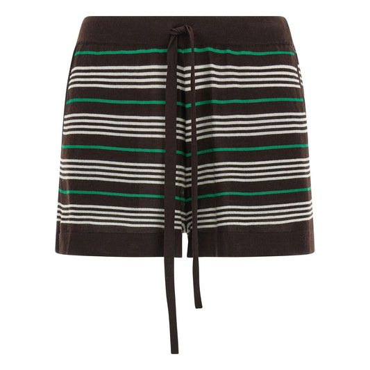P.A.R.O.S.H. Brown Wool Bermuda Shorts