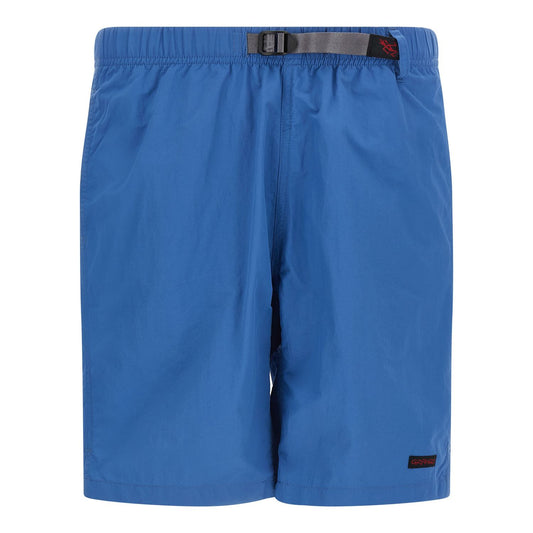 Gramicci Blue Nylon Bermuda Shorts