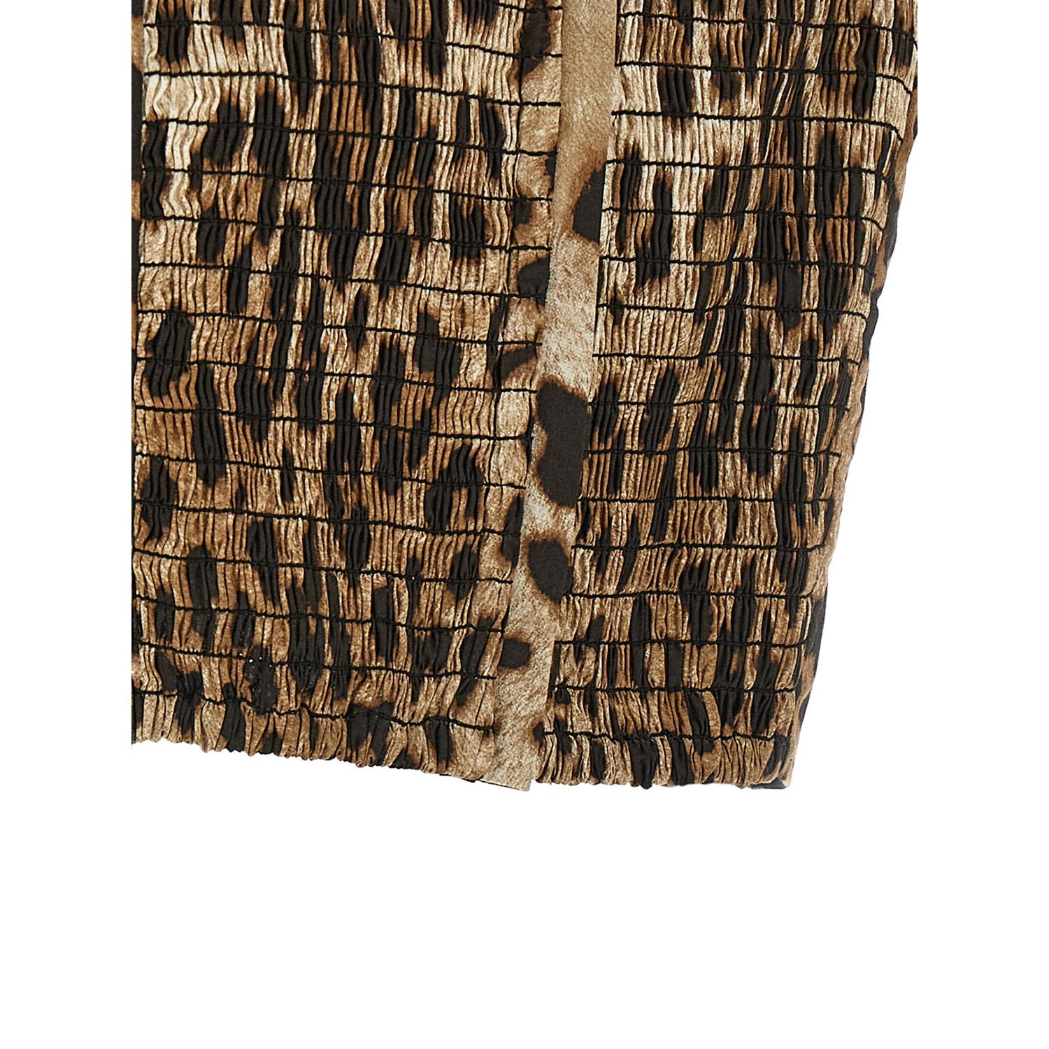 Dolce & Gabbana Brown Cotton Blouse