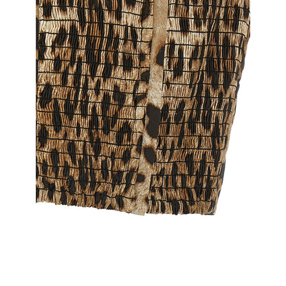 Dolce & Gabbana Brown Cotton Blouse
