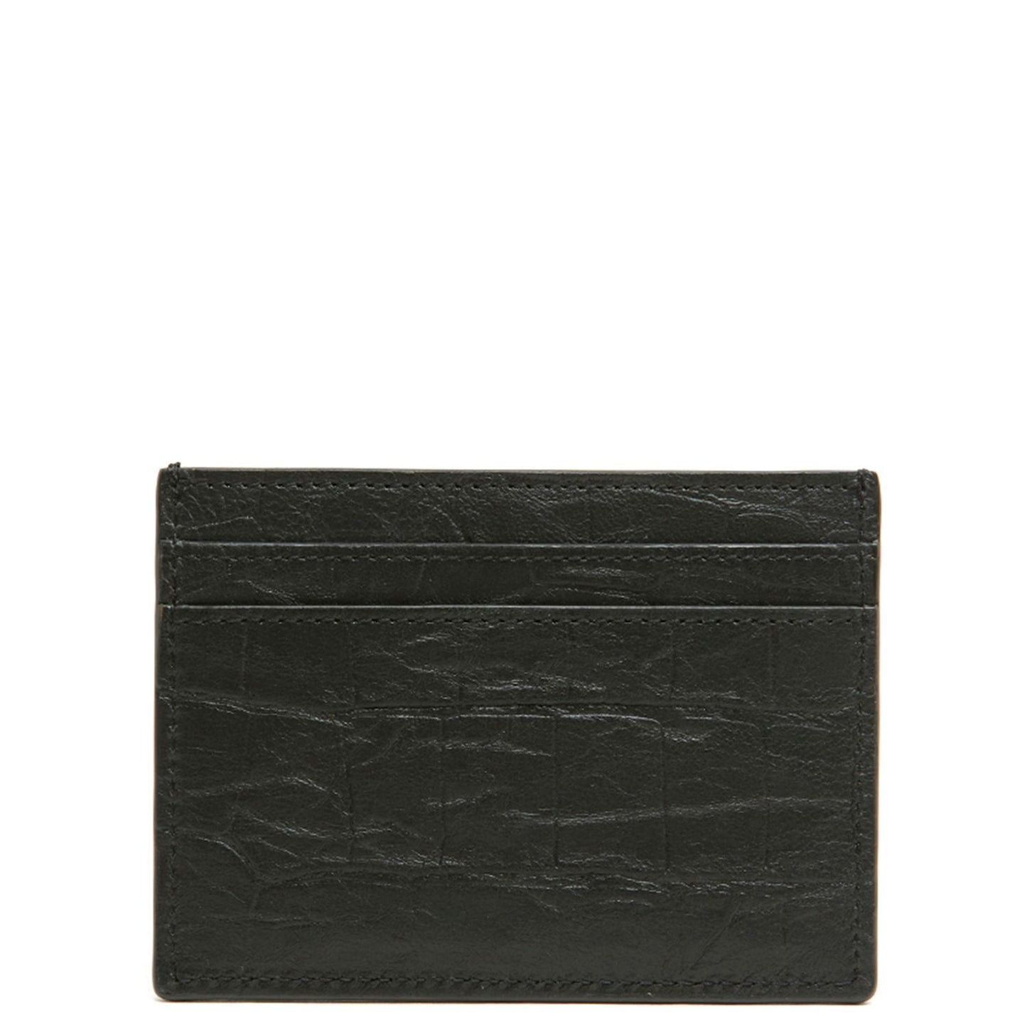 Saint Laurent Black Lambskin Cardholder