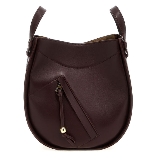 Loewe Bordeaux Calfskin Crossbody Bag