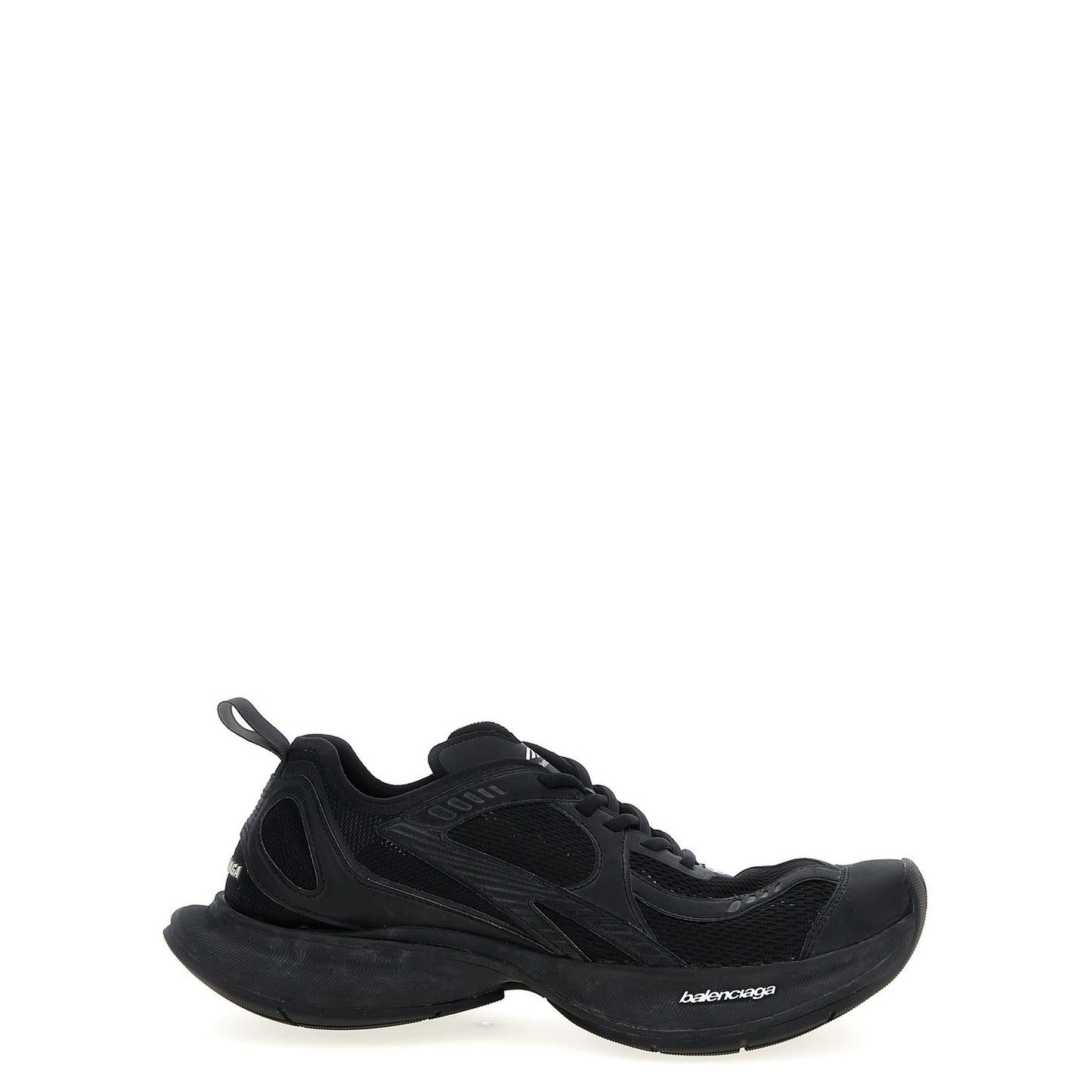 Balenciaga Black Polyester Athletic Sneakers