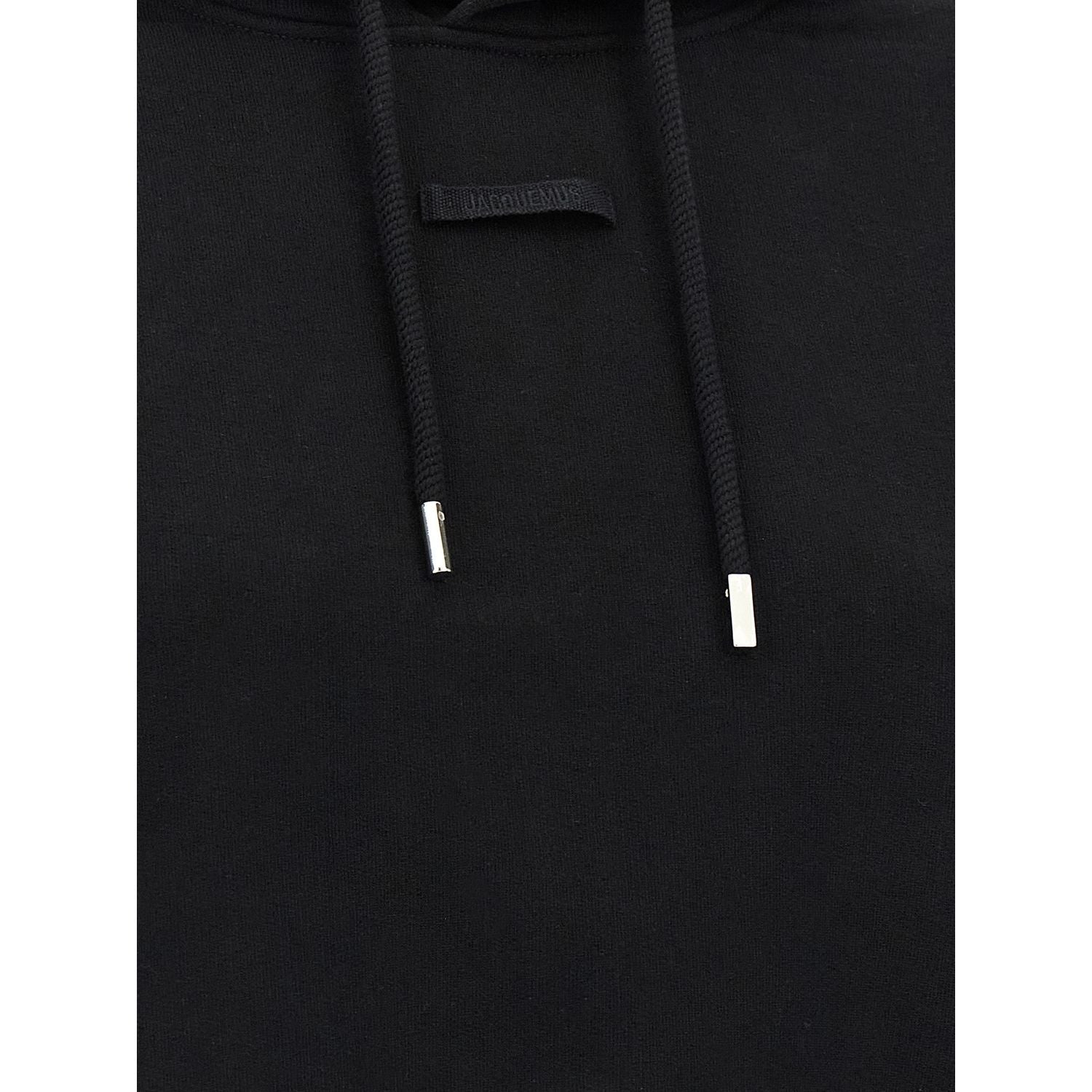 Jacquemus Black Cotton Hoodie