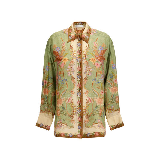 Zimmermann Multicolor Silk Pattern Shirt