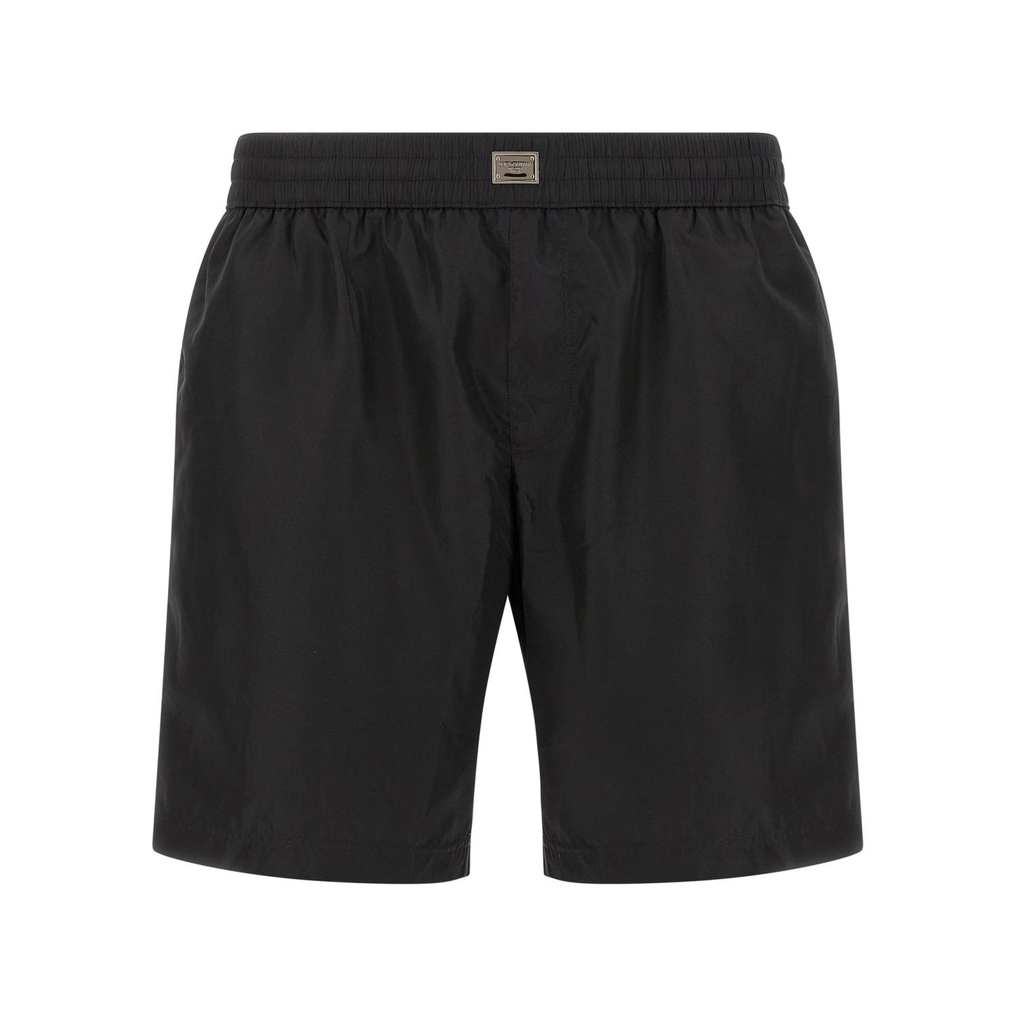Dolce & Gabbana Black Polyamide Swim Shorts