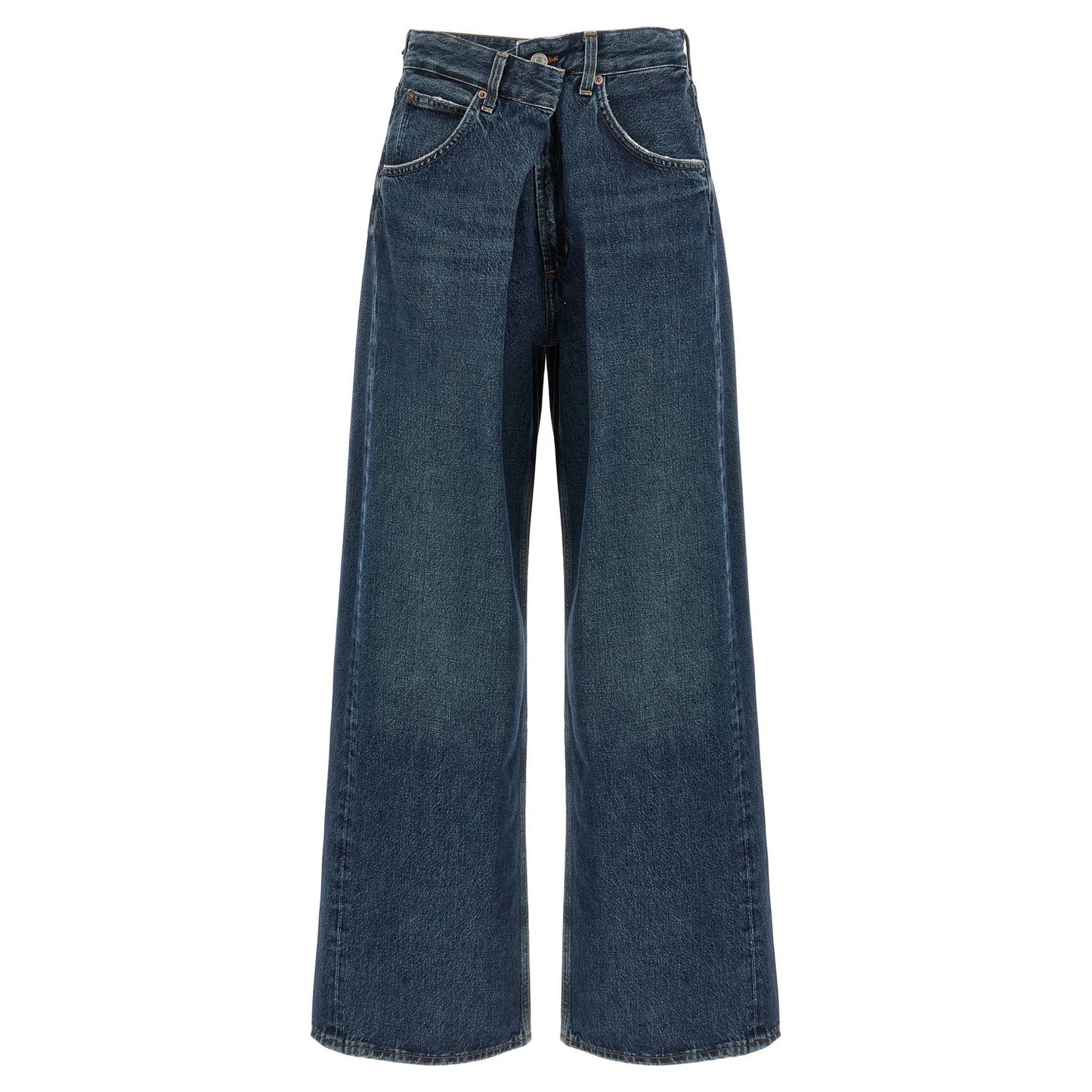 Agolde Blue Cotton Jeans Denim