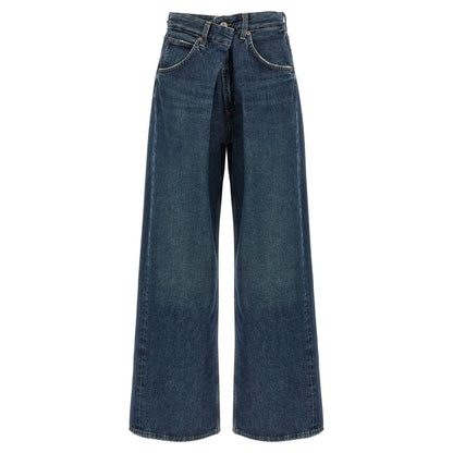 Agolde Blue Cotton Jeans Denim