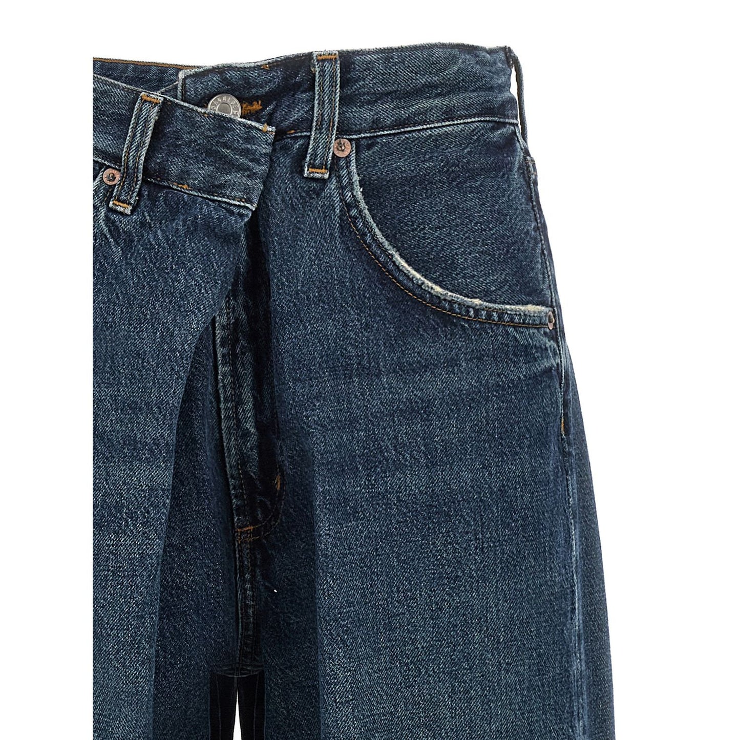 Agolde Blue Cotton Jeans Denim