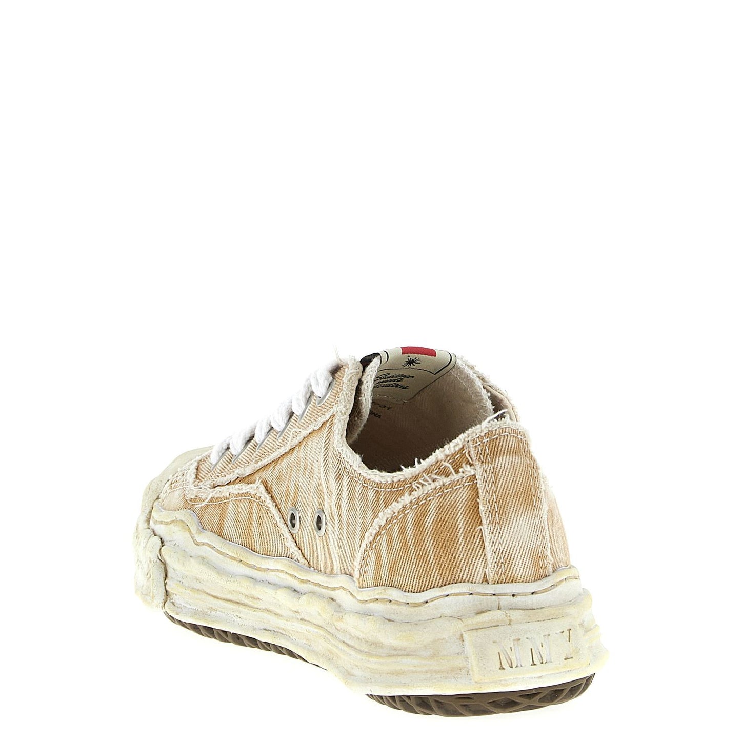 Maison Mihara Yasuhiro Beige Cotton Sneakers