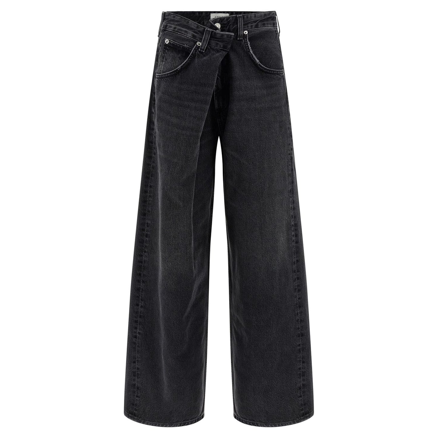 Agolde Black Cotton Jeans Denim