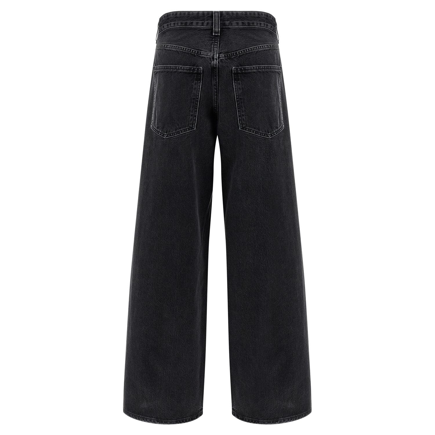 Agolde Black Cotton Jeans Denim