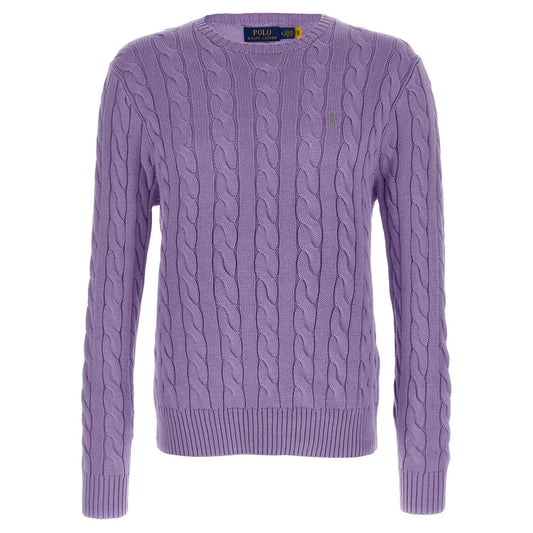 Polo Ralph Lauren Purple Cotton Cardigan