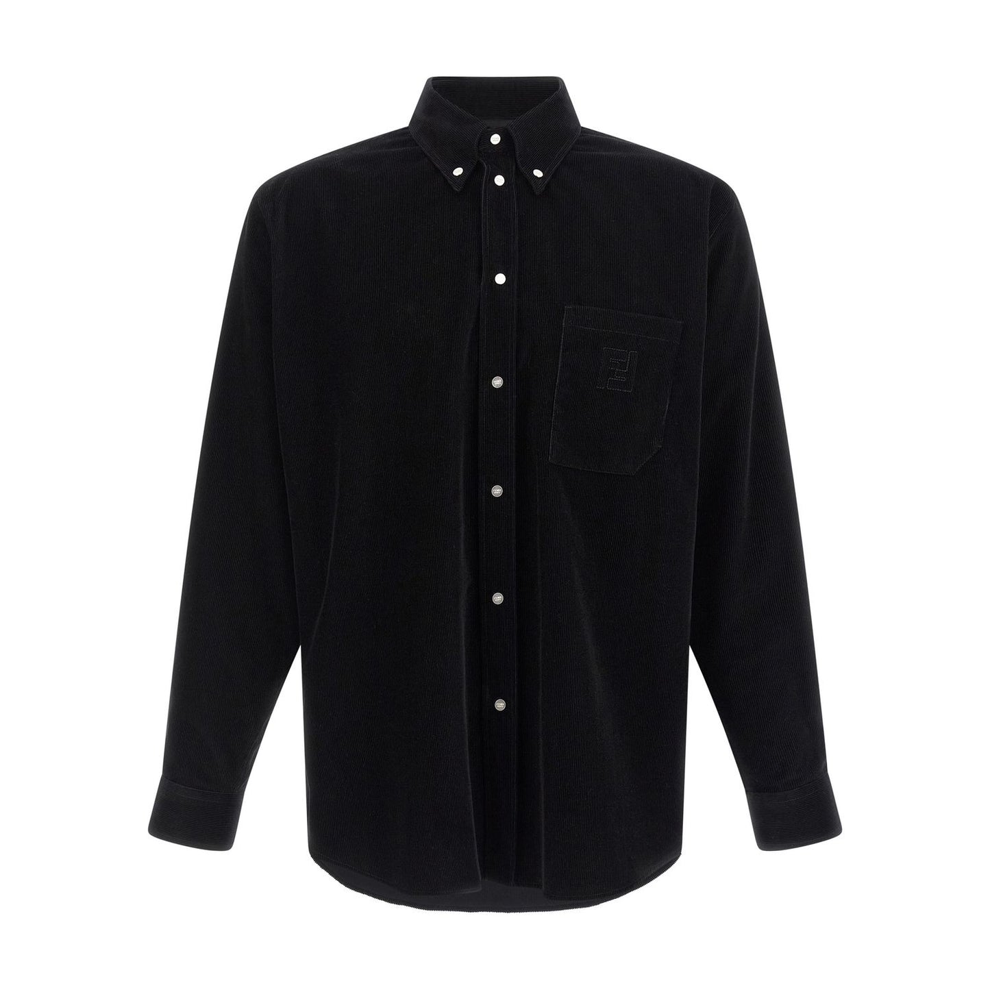 Fendi Black Cotton Blouse