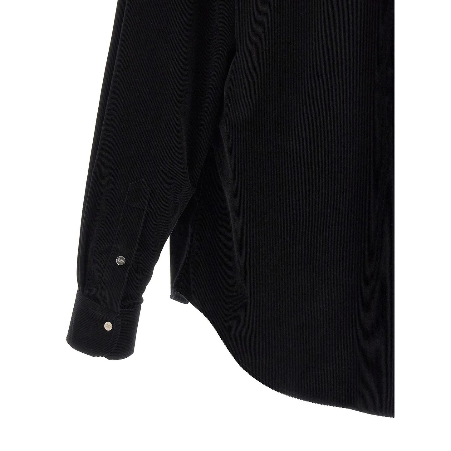 Fendi Black Cotton Blouse
