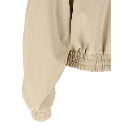 The Andamane Beige Polyethylene Bomber
