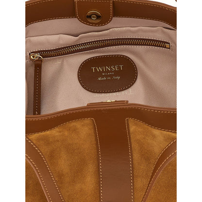 Twinset Brown Polyethylene Shoulder Bag