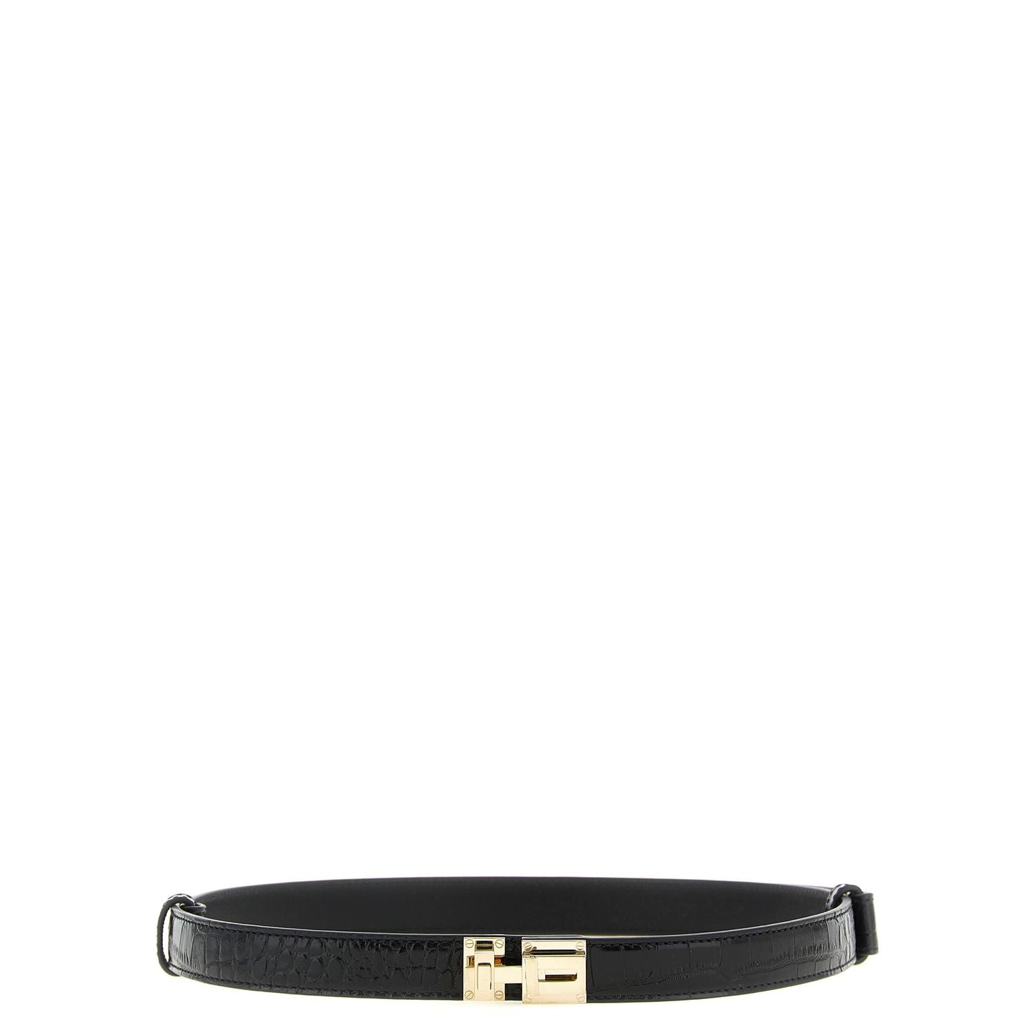Tom Ford Black Calfskin Regular Belt