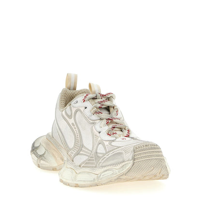 Balenciaga Silver Polyethylene Athletic Sneakers