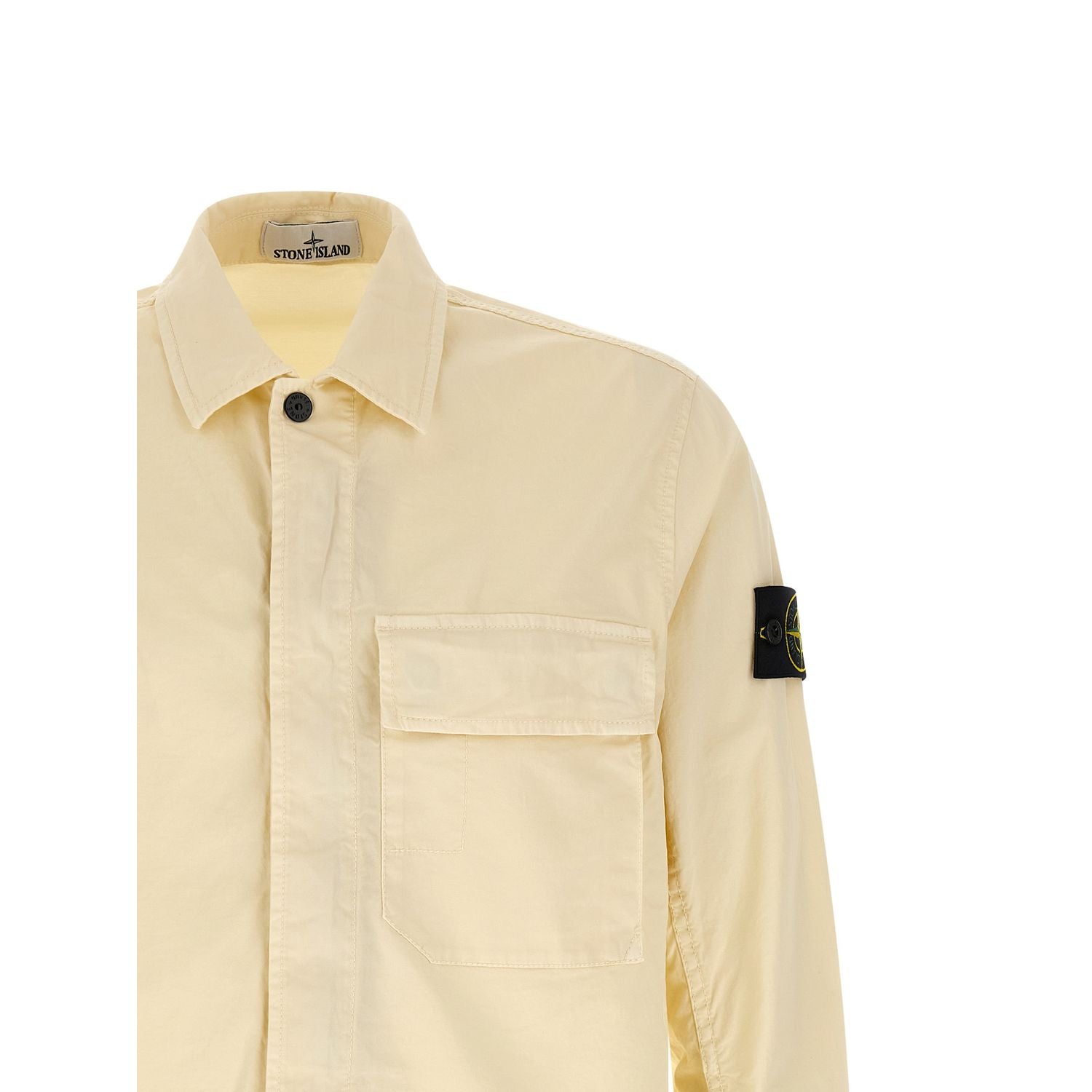 Stone Island Beige Cotton Blouse