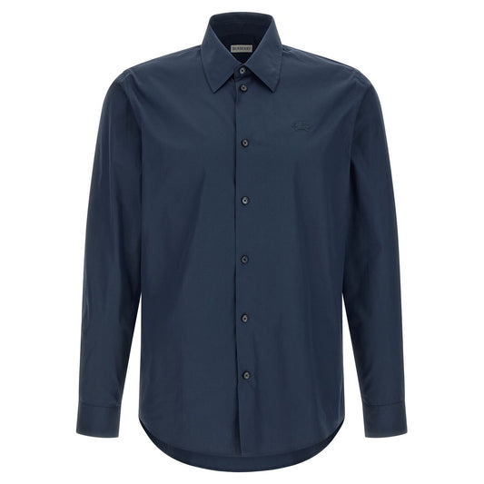 Burberry Blue Cotton Blouse