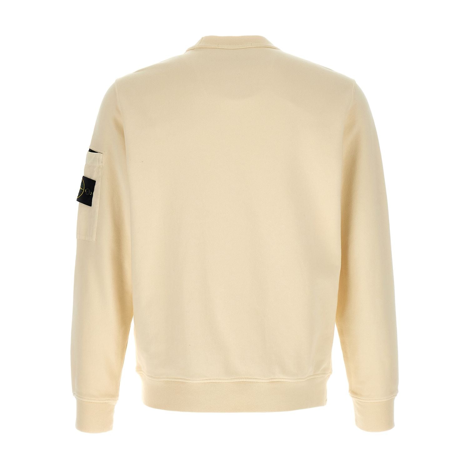 Stone Island Beige Cotton Sweatshirt