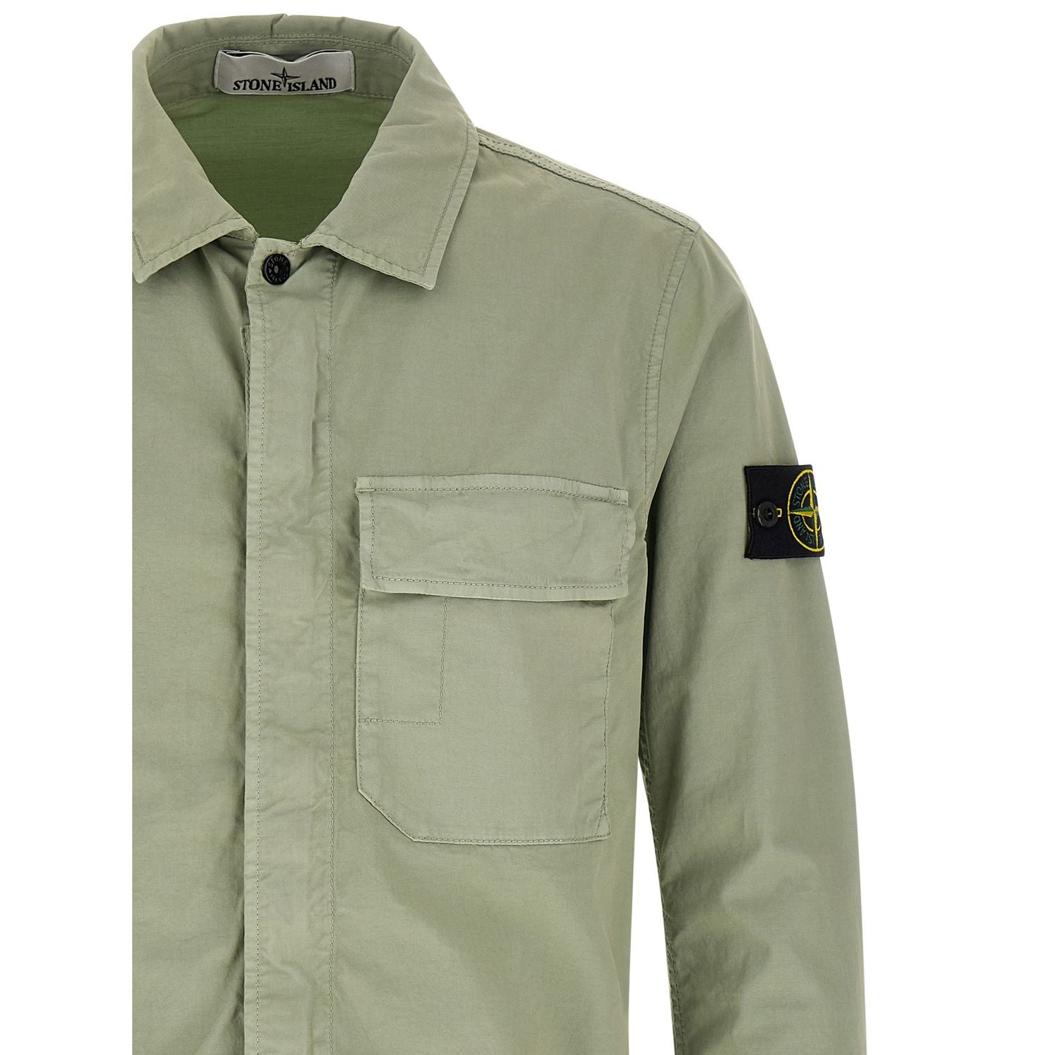 Stone Island Bicolor Cotton Blouse
