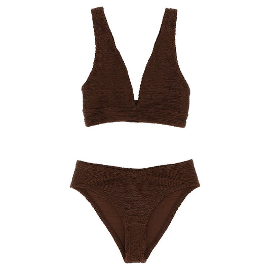 Hunza G Brown Polyamide Bikini