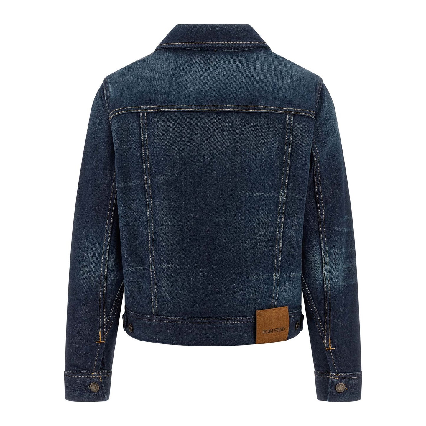 Tom Ford Blue Cotton Denim Jacket