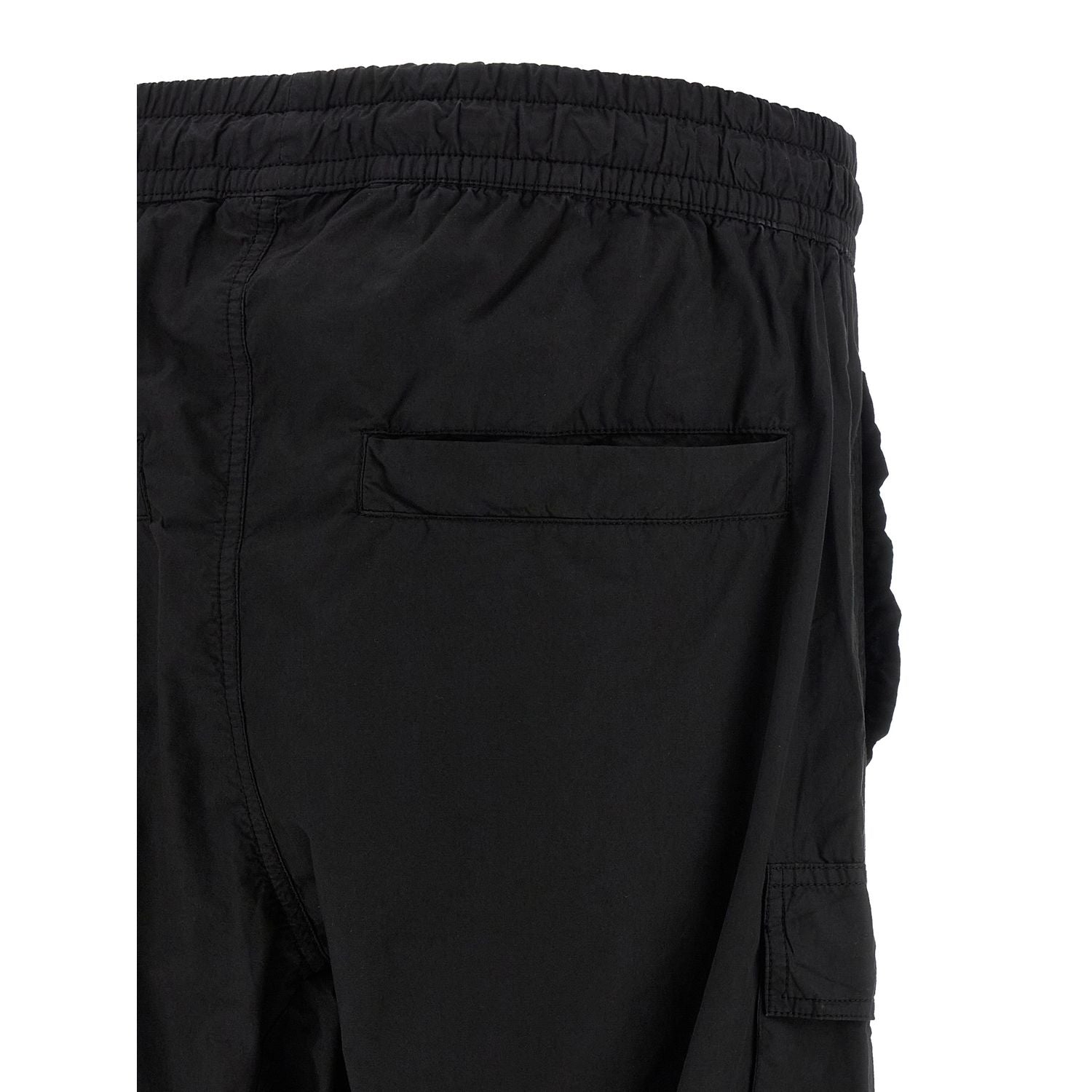 Thom Krom Black Organic Cotton Cargo Pants