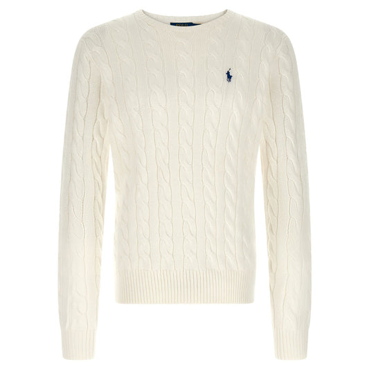 Polo Ralph Lauren White Cotton Cardigan