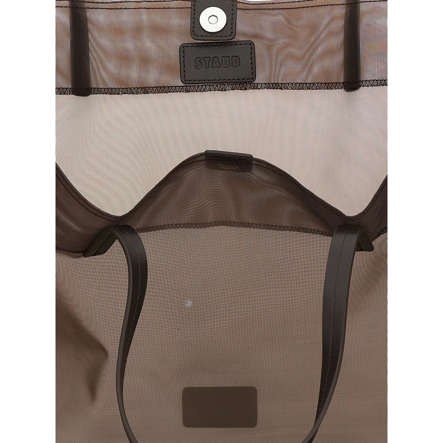 Staud Brown Polyamide Tote Bag
