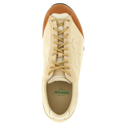Diemme Beige Leather Athletic Sneakers