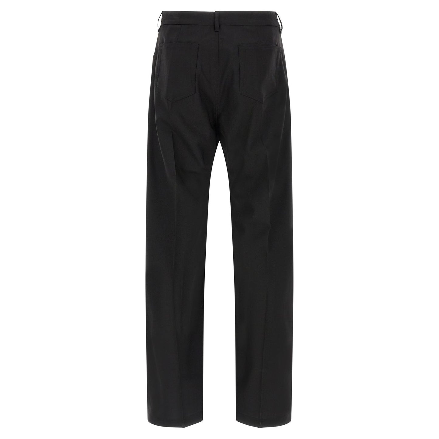 Rick Owens Black Wool Jeans Denim