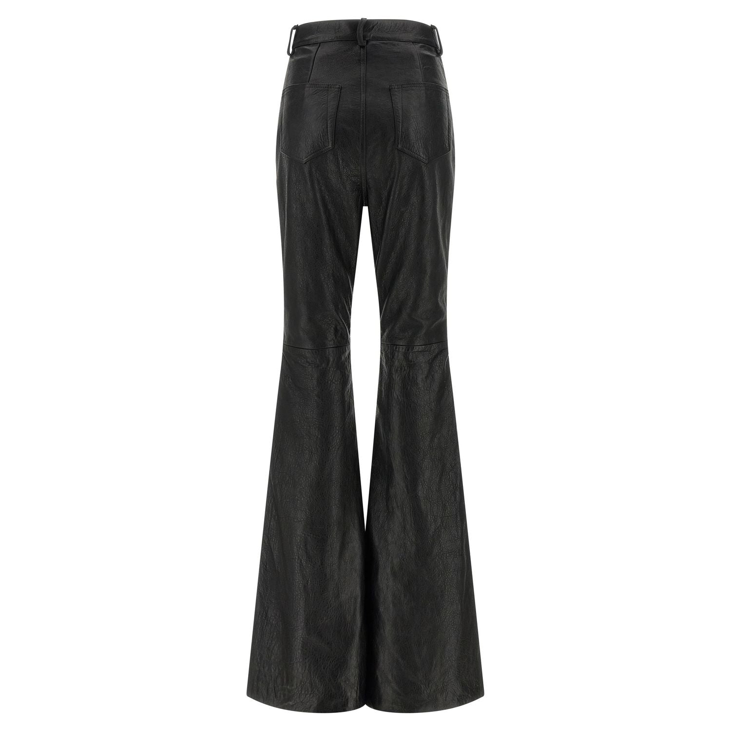 Rick Owens Black Lamb Leather Pants