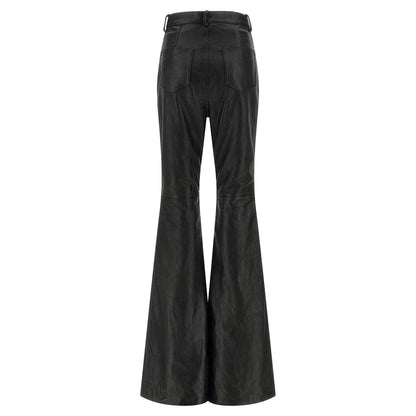 Rick Owens Black Lamb Leather Pants
